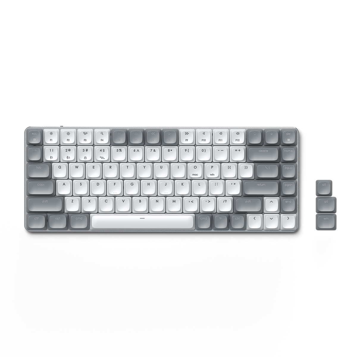 Bàn phím cơ Satechi SM1 Slim Mechanical Bluetooth Keyboard White