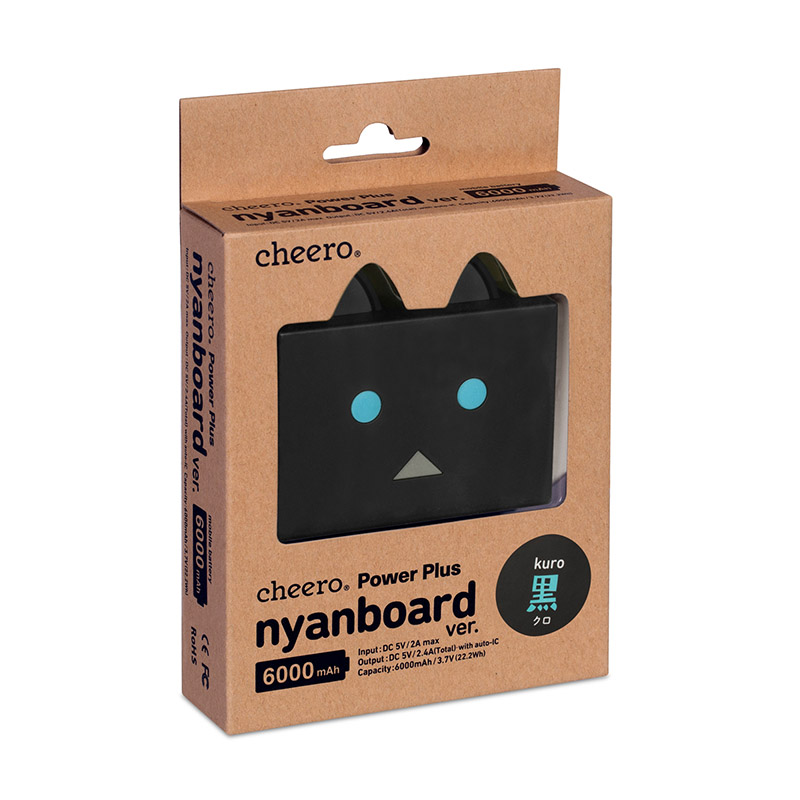 Pin sạc Cheero Nyanboard Kuro