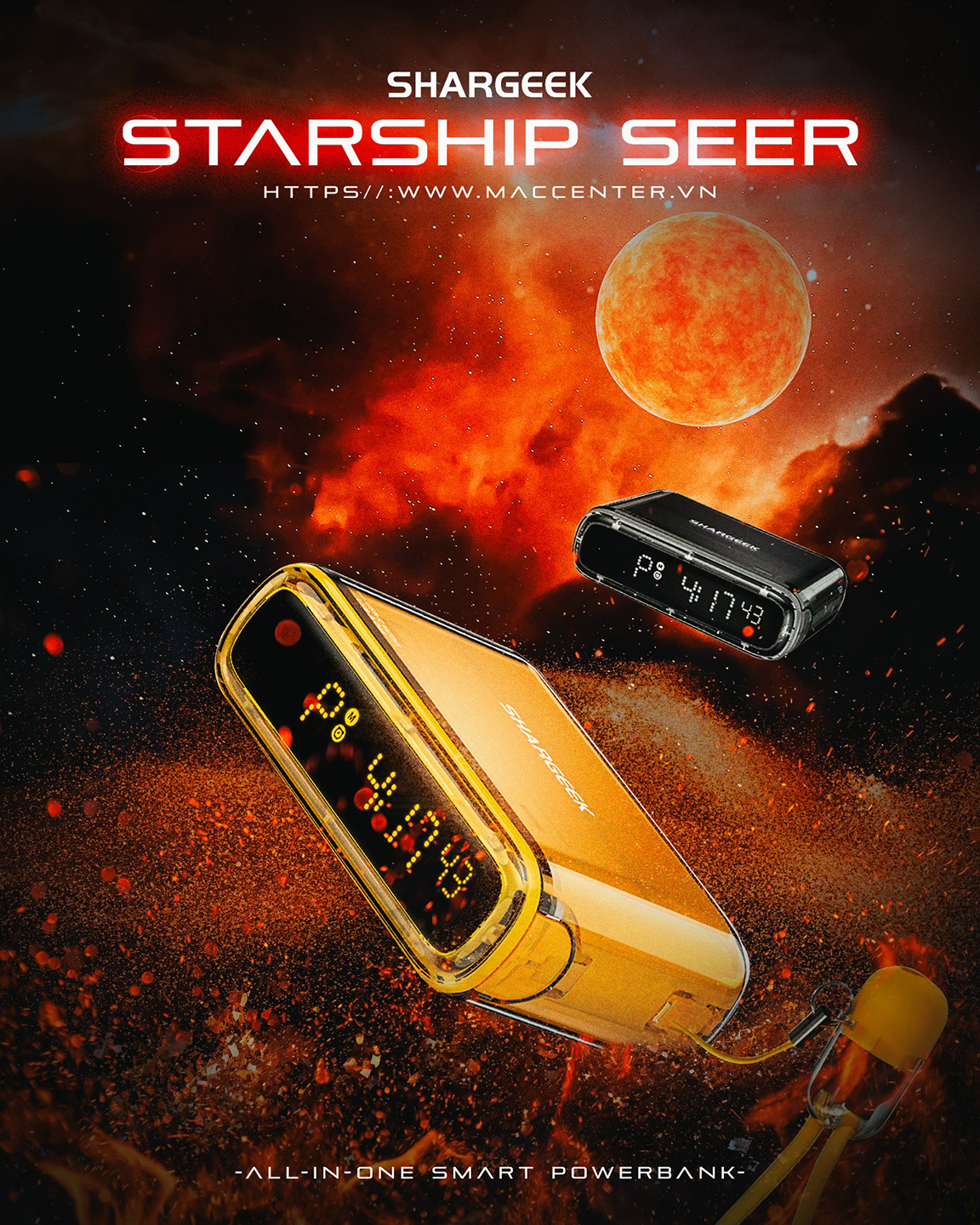 Pin sạc Shargeek Starship Seer