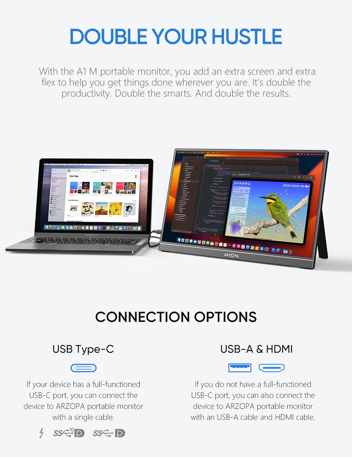 Màn hình di động Arzopa A1M 17.3-inch