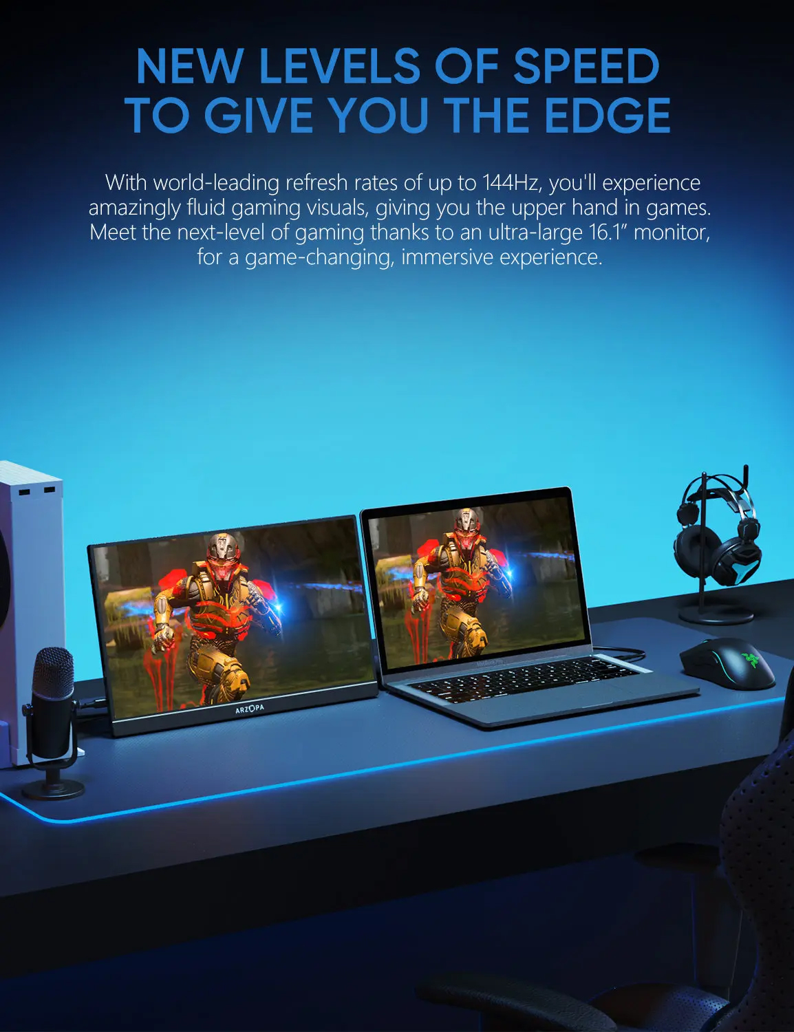 Màn hình di động Arzopa Z1FC 144Hz 16.1-inch