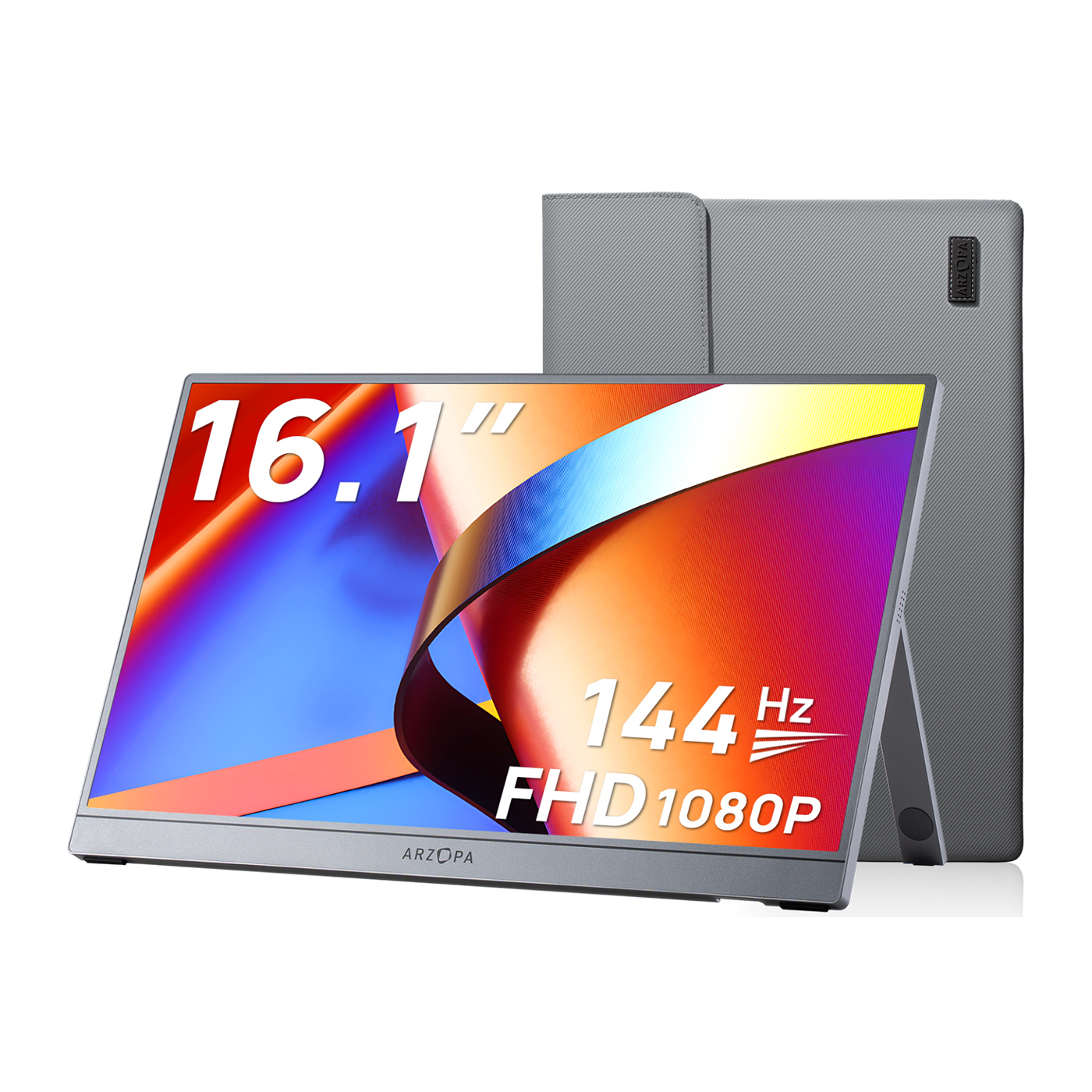 Màn hình Arzopa Z1FC Grey 16.1 inch 144Hz