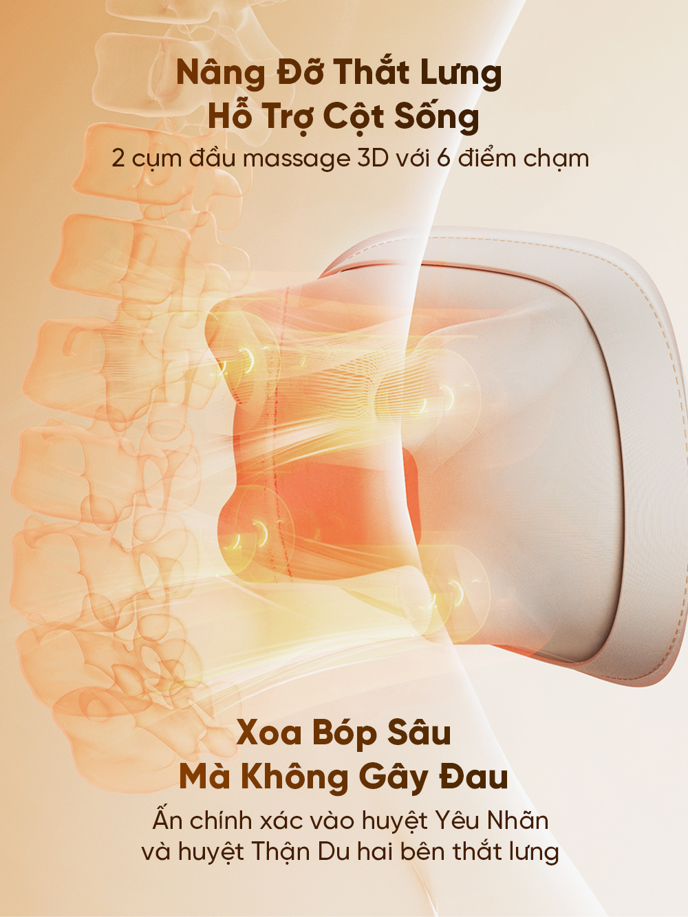 Máy massage lưng Breo P3