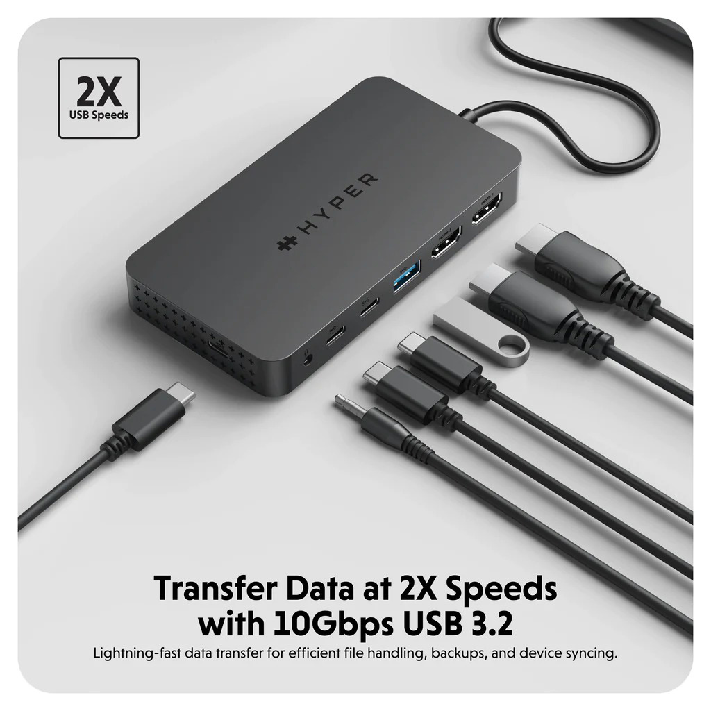 Hub USB-C HyperDrive Next Dual 4K HDMI 7 port