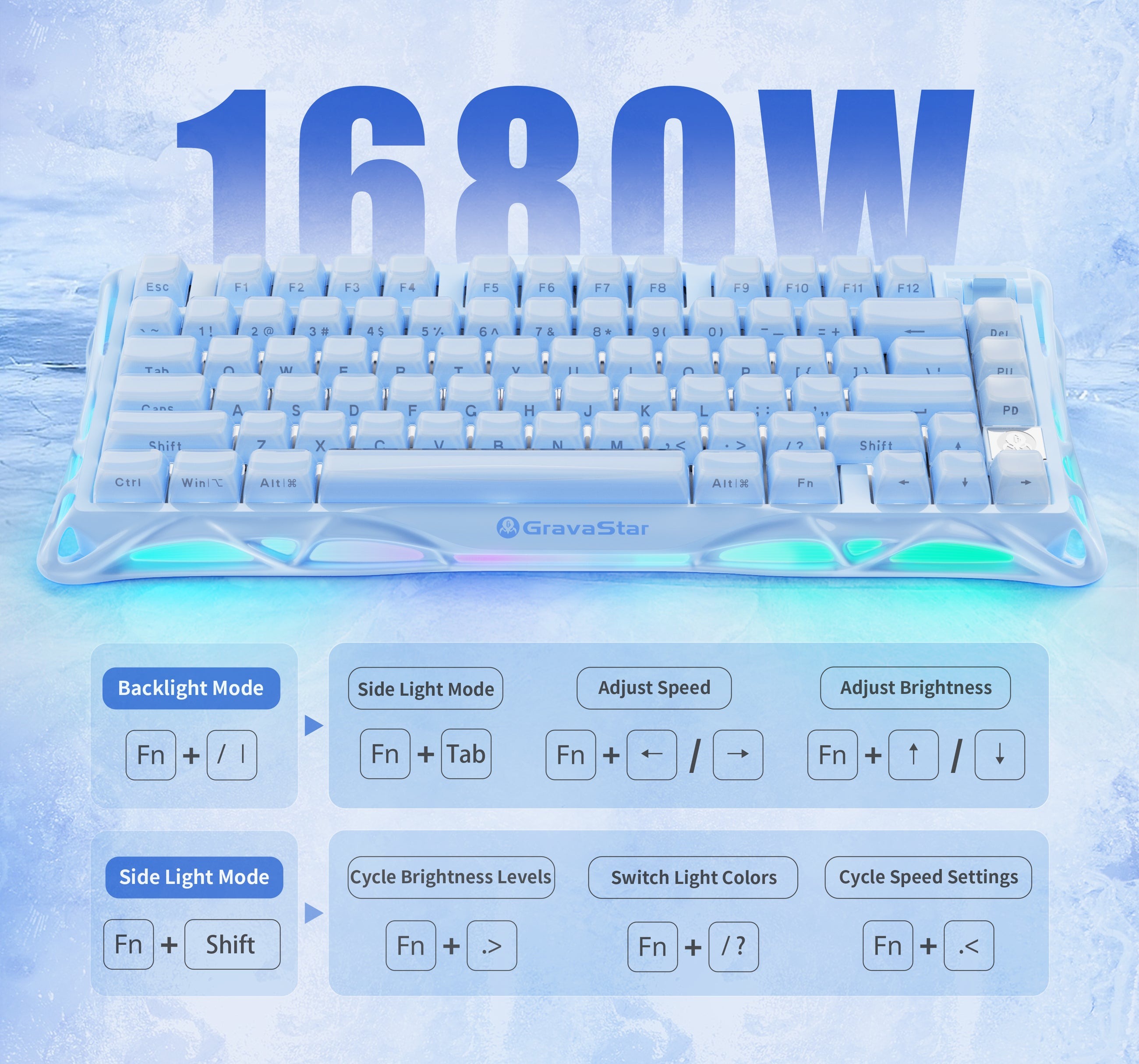 GravaStar K1 Ice Blue