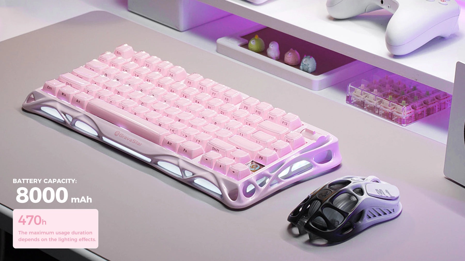GravaStar K1 Sakura Pink