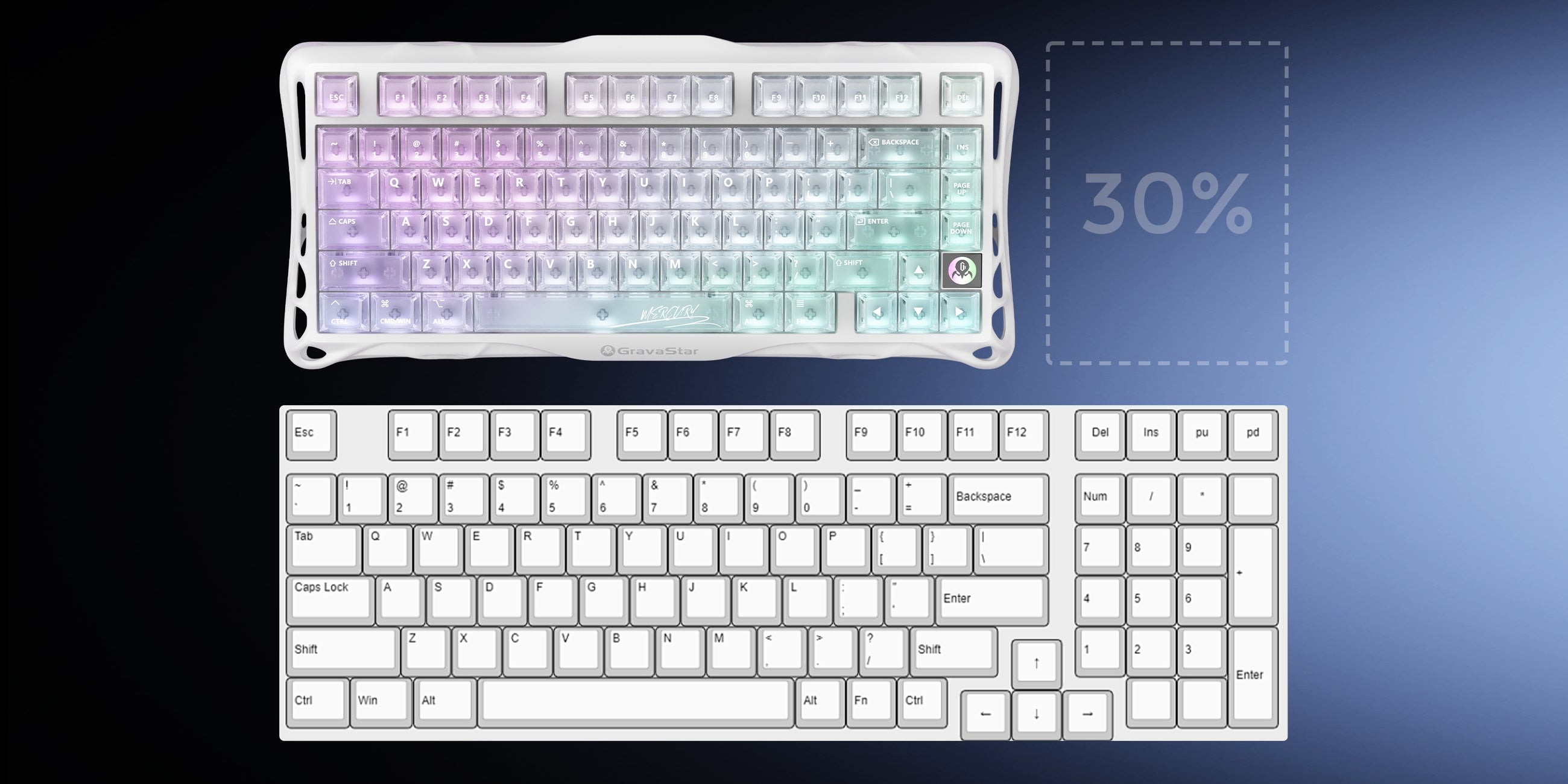 GravaStar K1 Lite Crystal Aurora