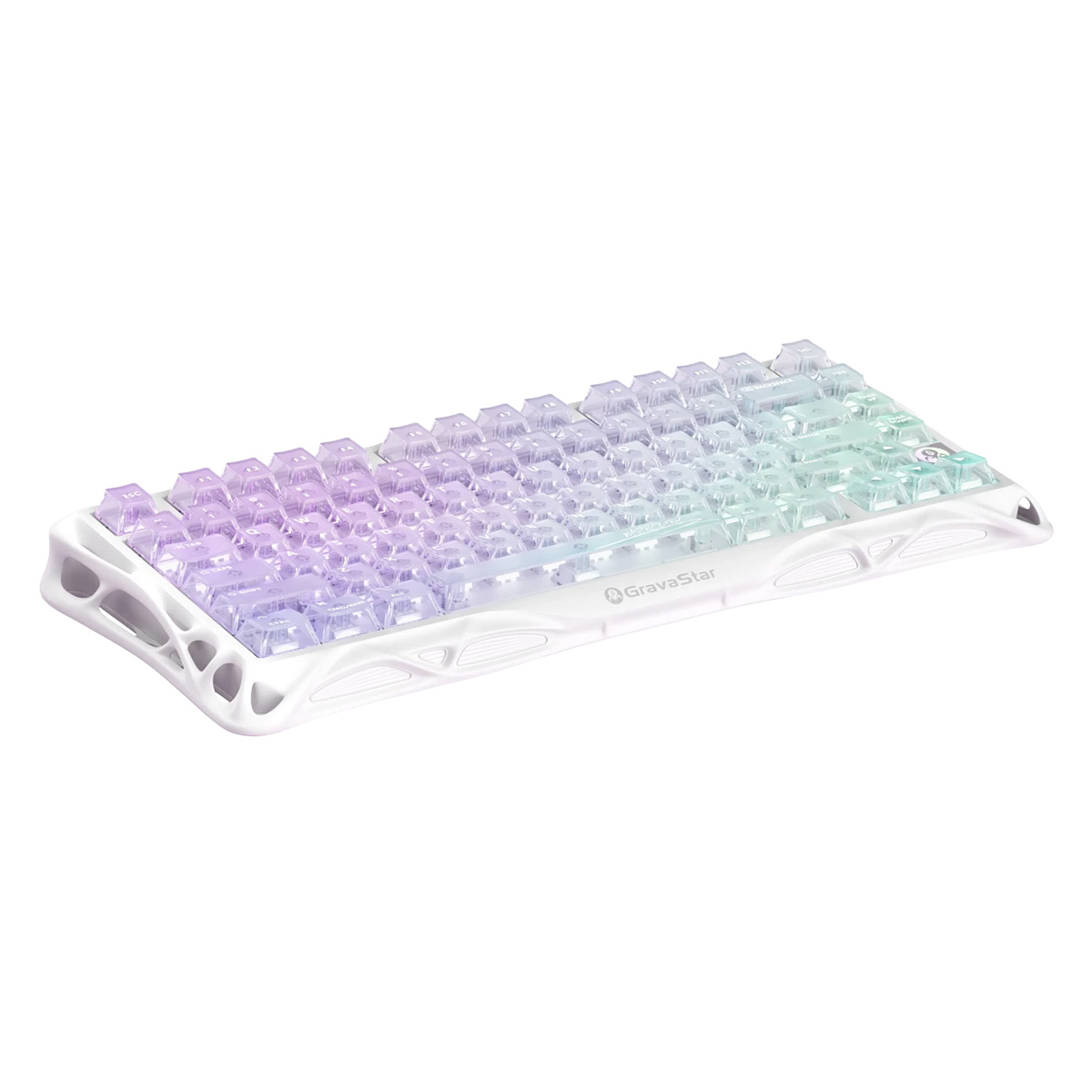 Bàn phím GravaStar Mercury K1 Lite Crystal Aurora