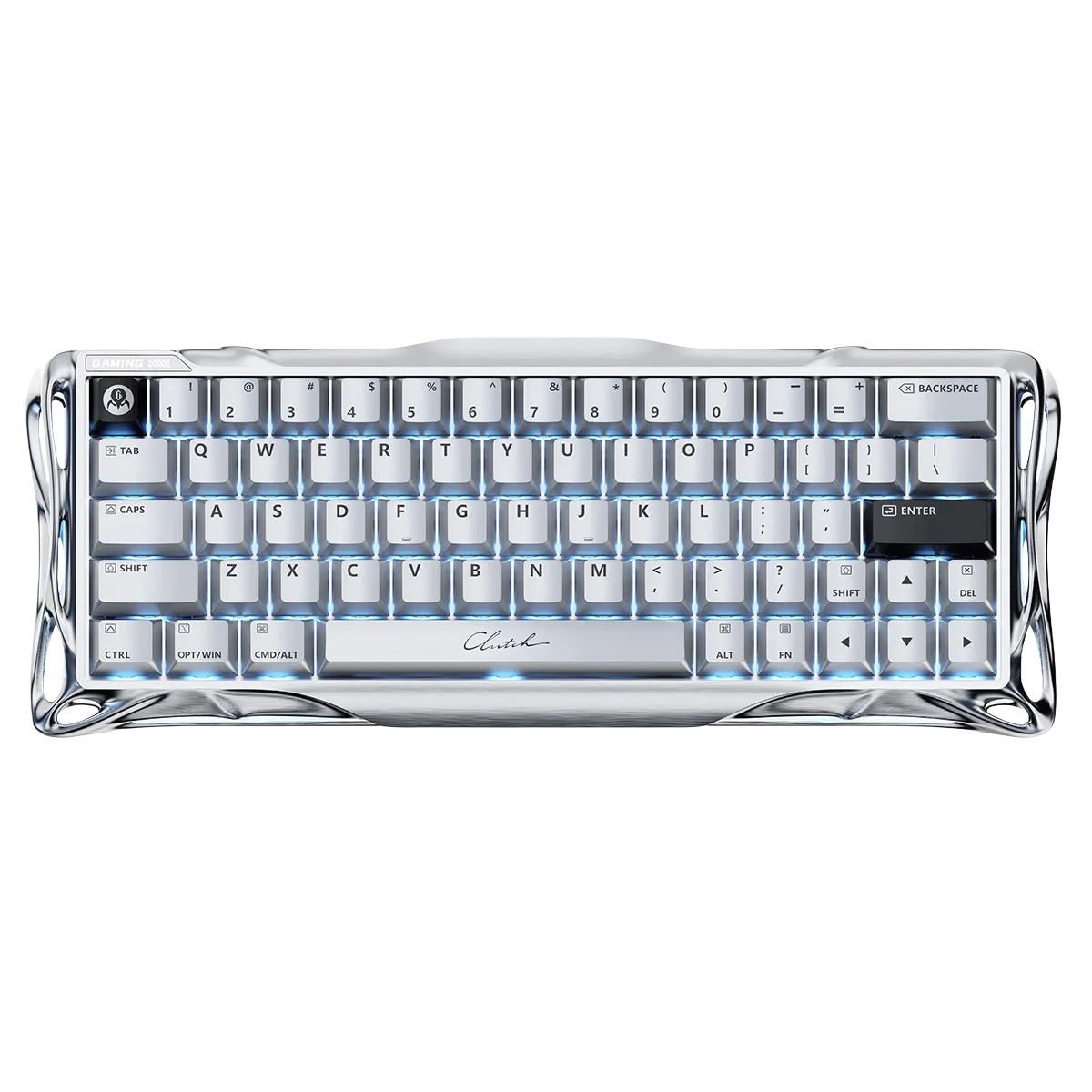 Bàn phím GravaStar Mercury V60 Pro Chrome Silver