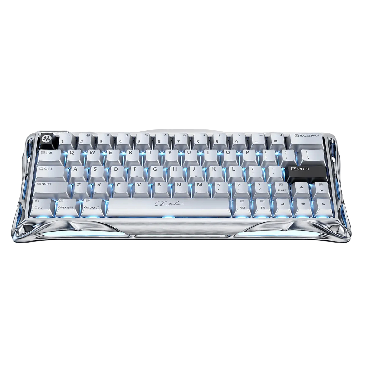 Bàn phím GravaStar Mercury V60 Pro Chrome Silver