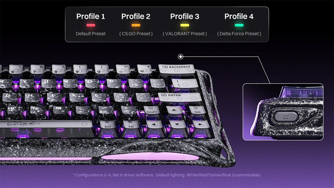 Bàn phím GravaStar Mercury V60 Pro Cyber Frost Black