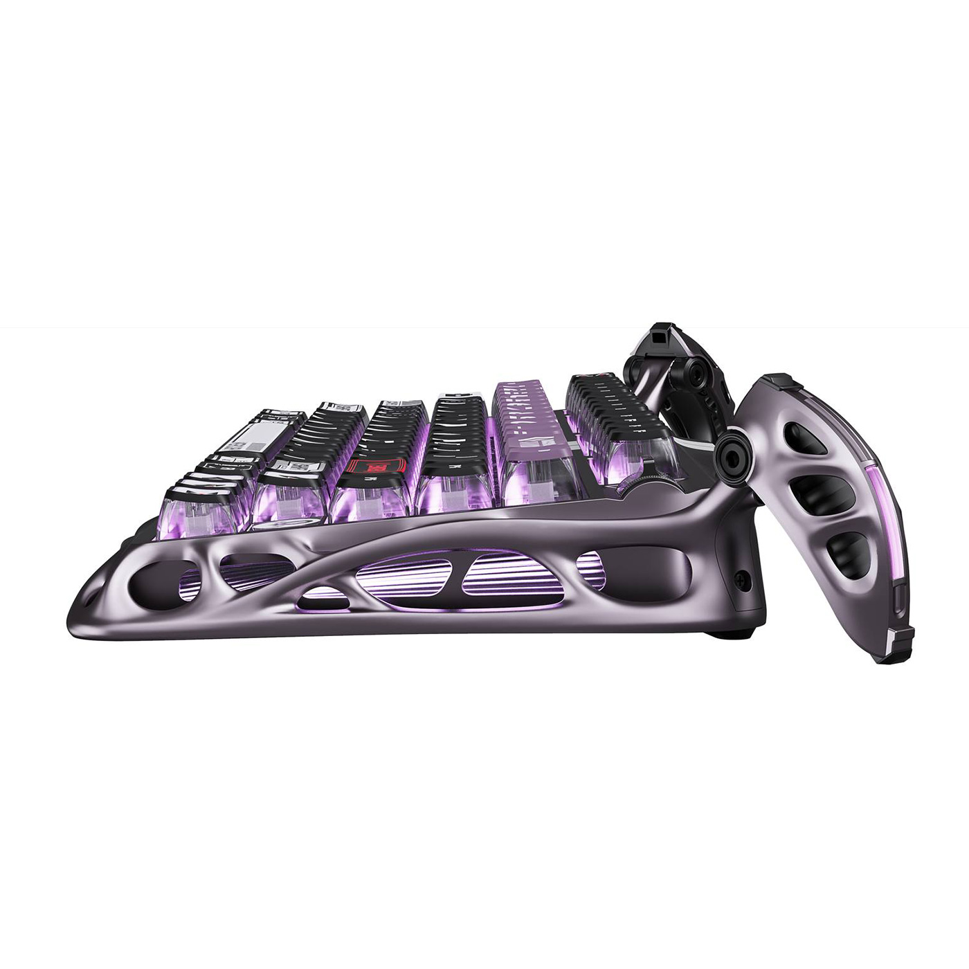 Bàn phím GravaStar Mercury V75 Pro Iron Purple