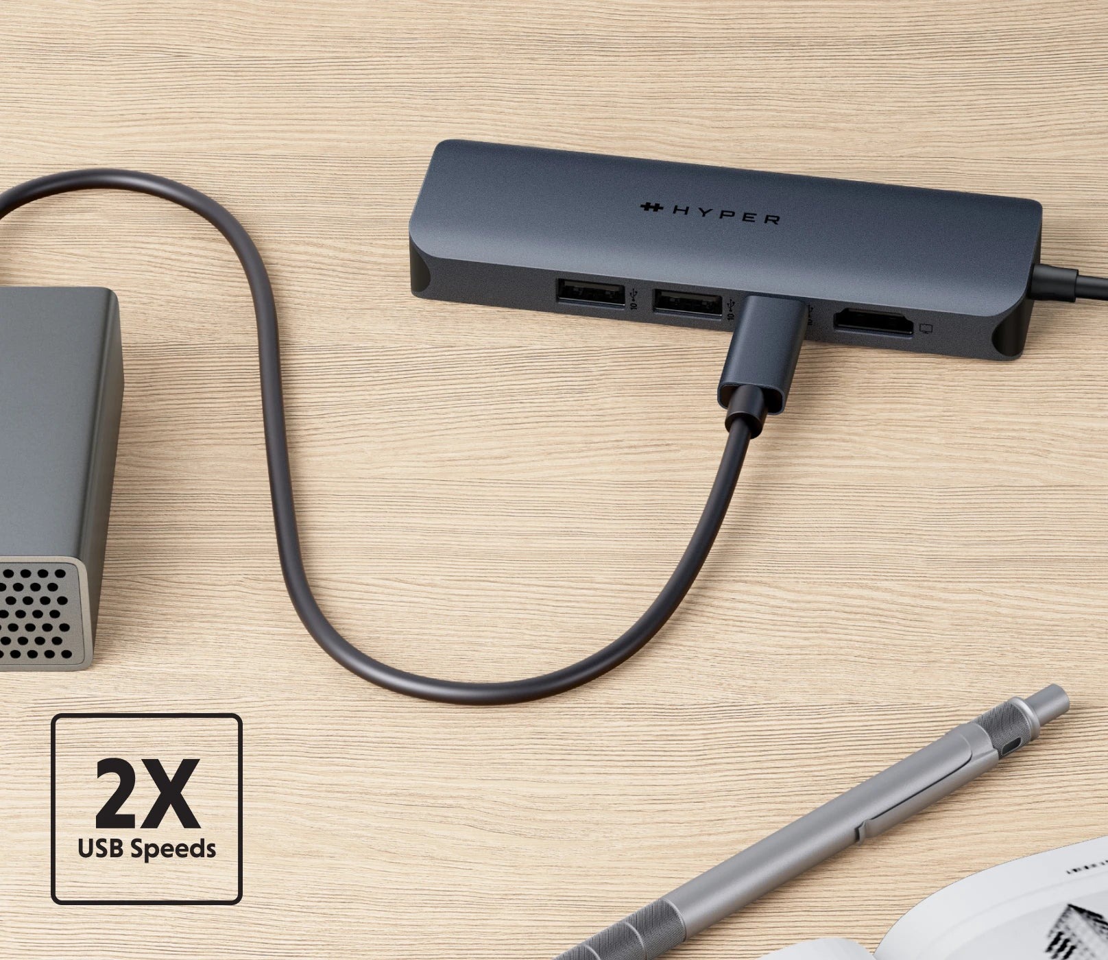 Hub USB-C HyperDrive Next 6 port