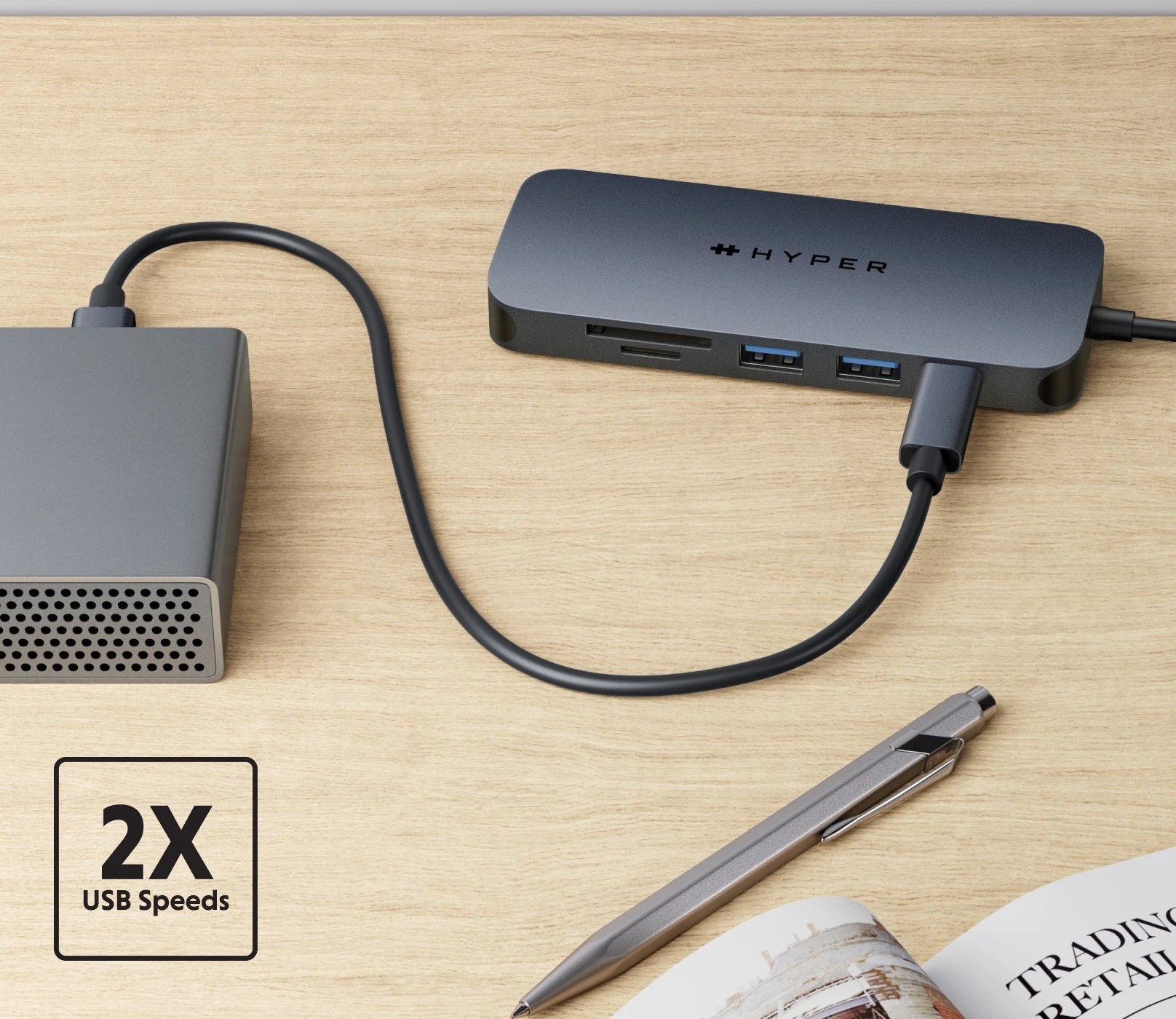 Hub USB-C HyperDrive Next 8 port