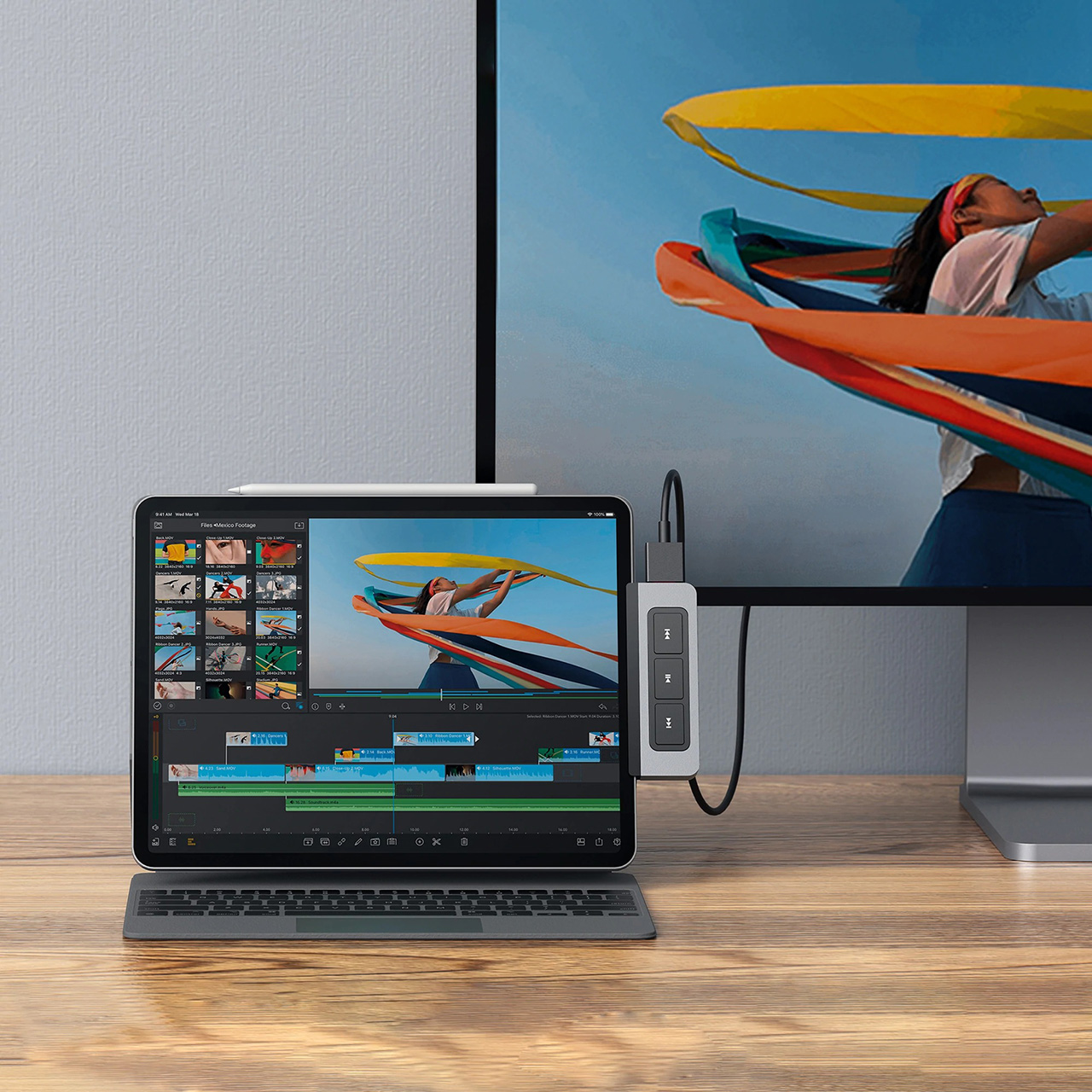 HyperDrive Media Hub 6-in-1 for iPad Pro