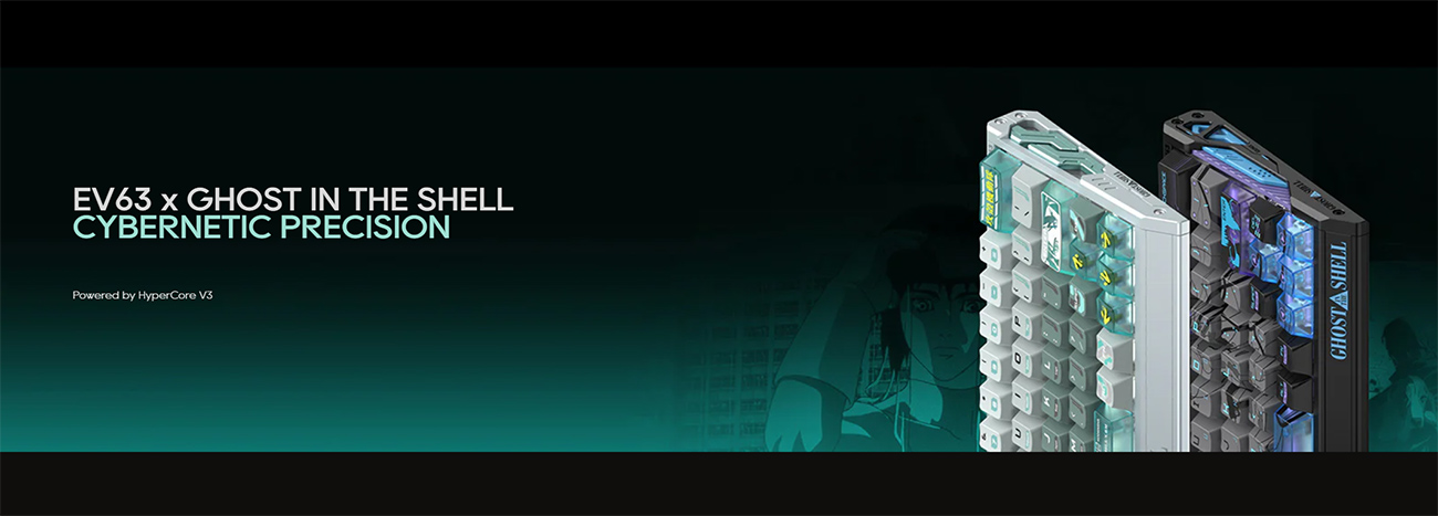 bàn phím IQUNIX EV63 Ghost in the Shell