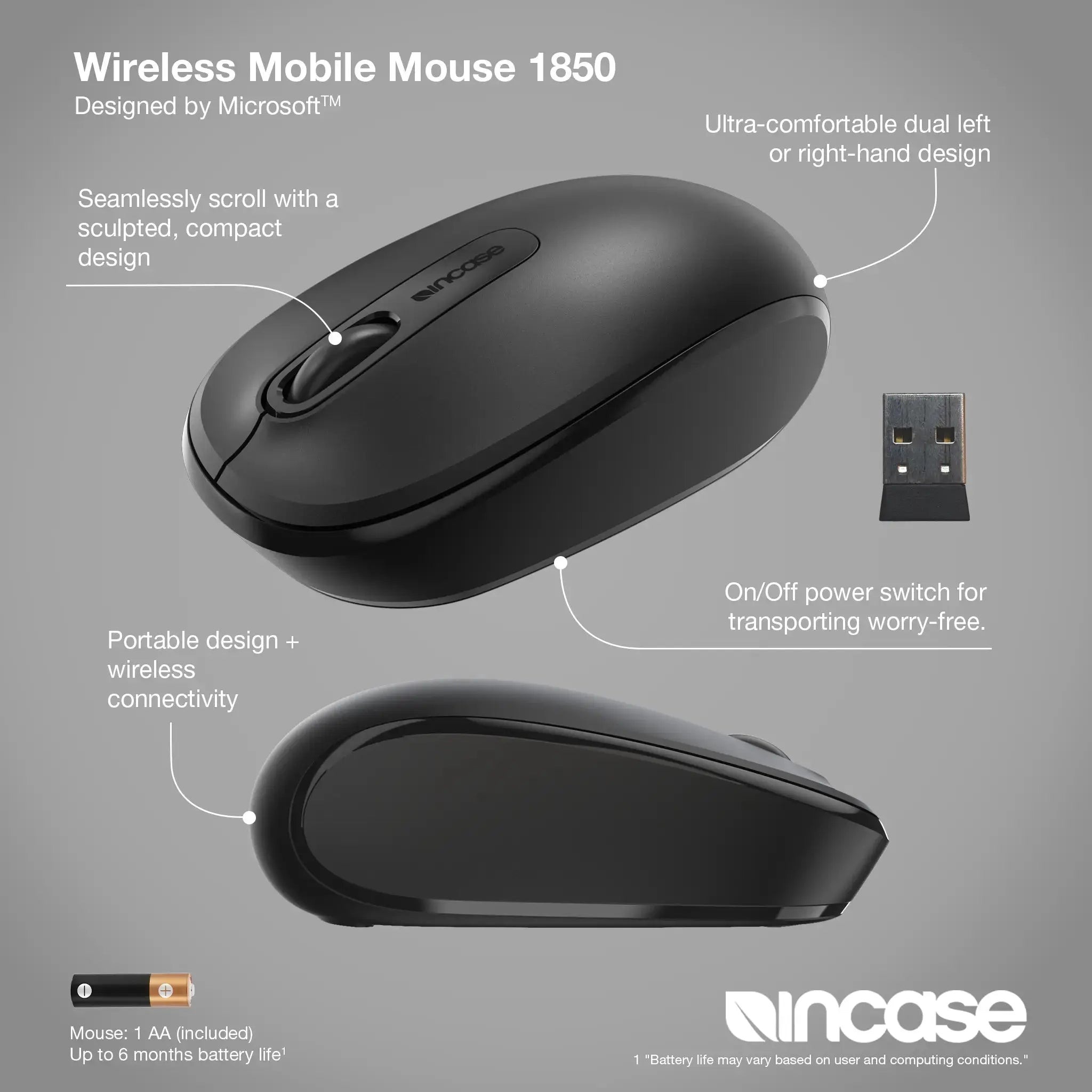 Chuột Incase Wireless Mouse 1850