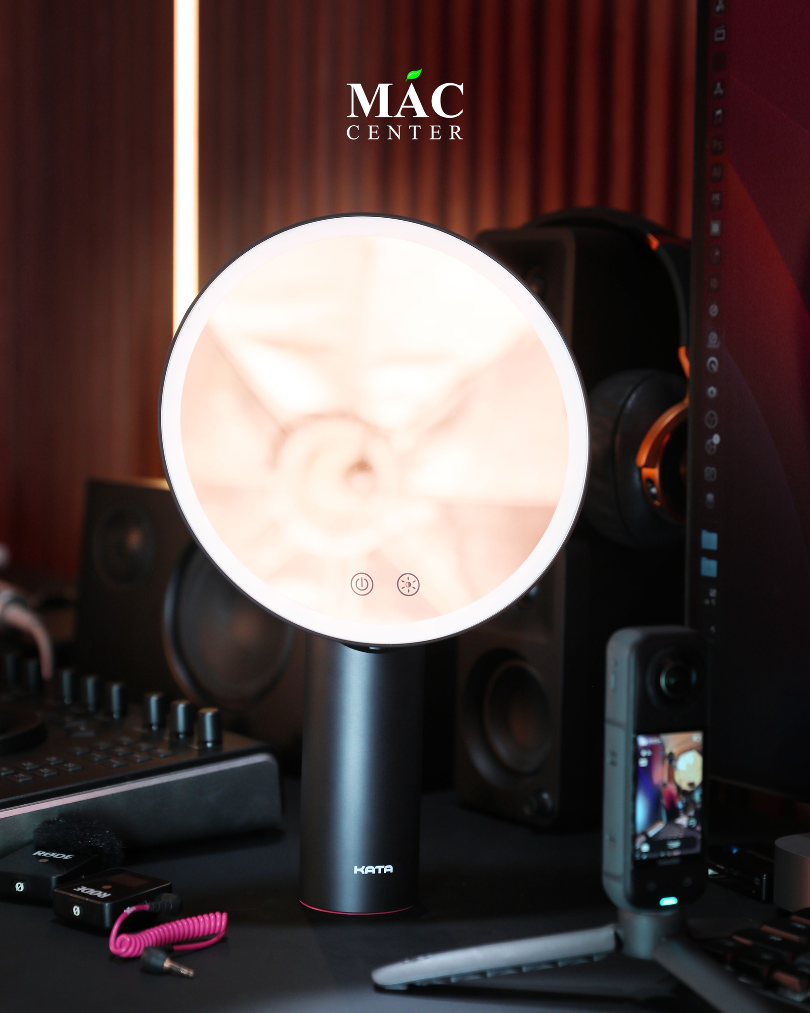 Gương LED Kata Miro O2 Black