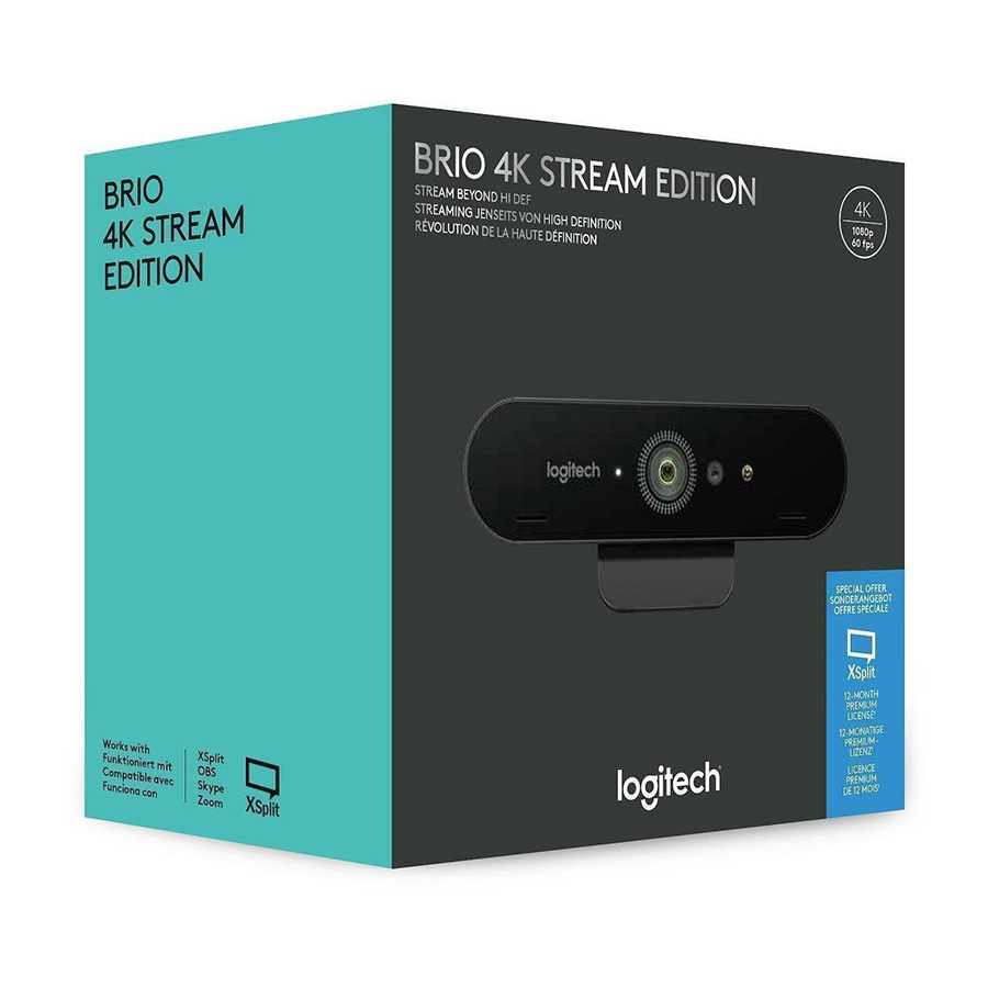 Webcam Logitech Brio 4K