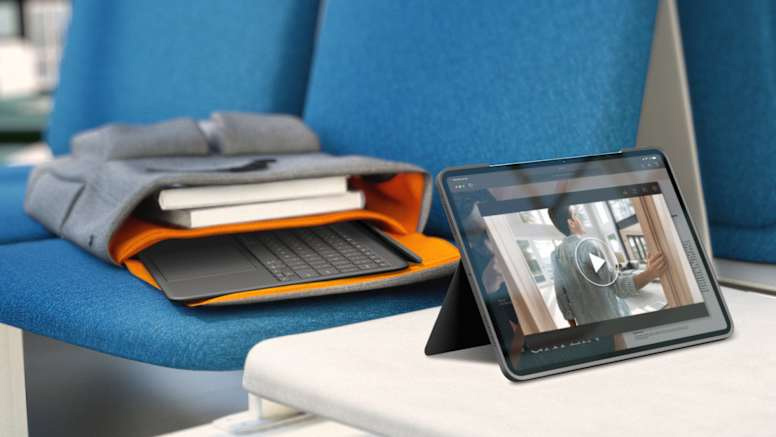 Bàn phím Logitech Combo Touch for iPad Pro M5