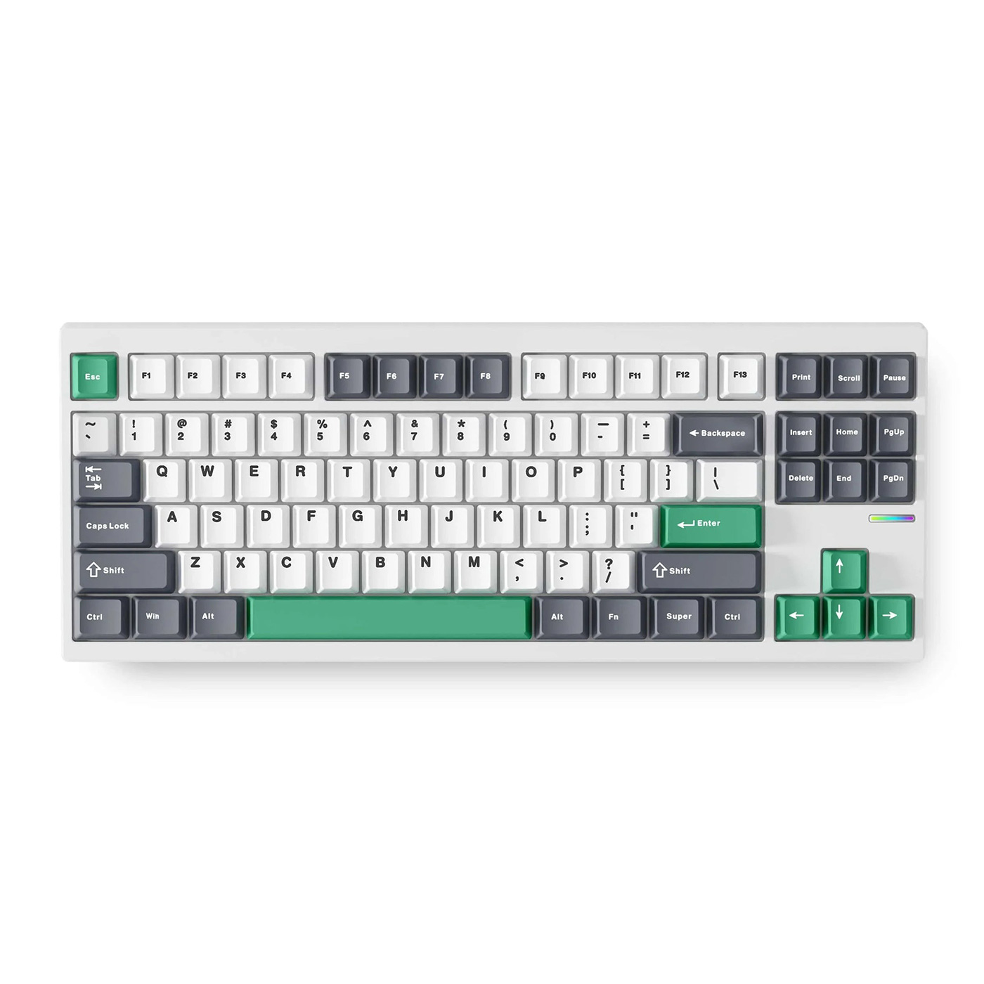 Bàn phím Mchose GX87 Lite White Nano Spraying