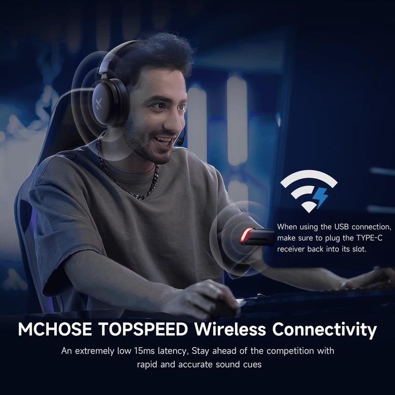 Tai nghe Mchose V9 Pro Wireless Gaming Headset