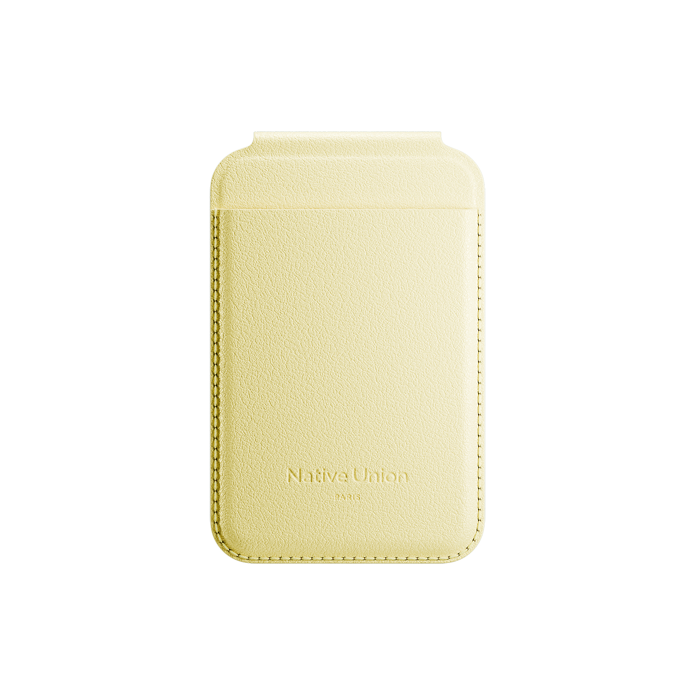 Ví da Native Union Active Wallet Stand Lemon