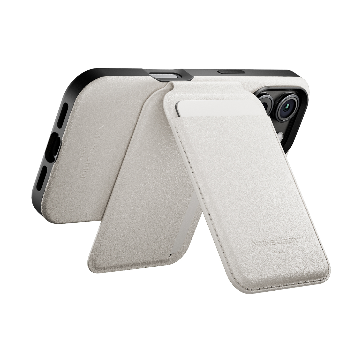 Ví da Native Union Active Wallet Stand Sandstone