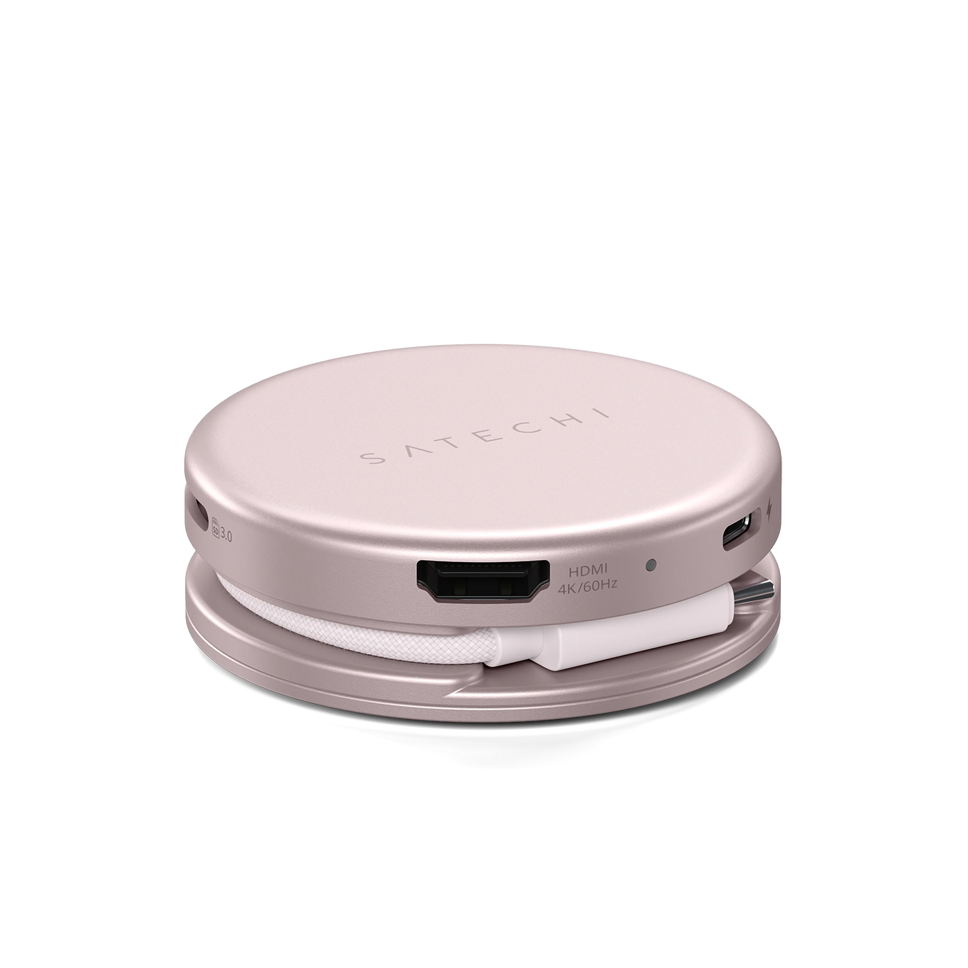 Hub Satechi OnTheGo 5-in-1 Multiport Adapter Pink