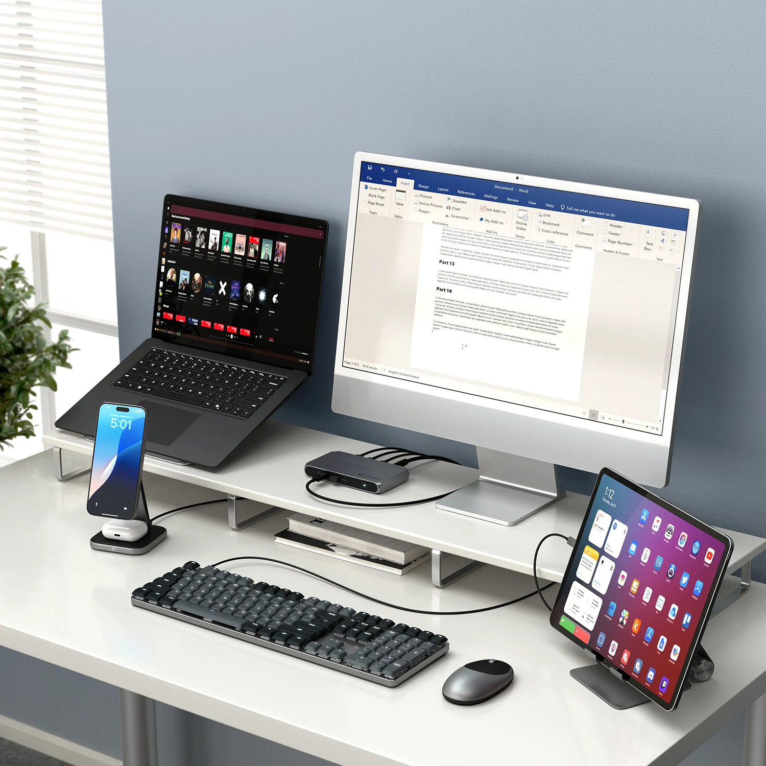 Bàn phím Satechi SM3 Slim Mechanical Backlit Bluetooth Keyboard