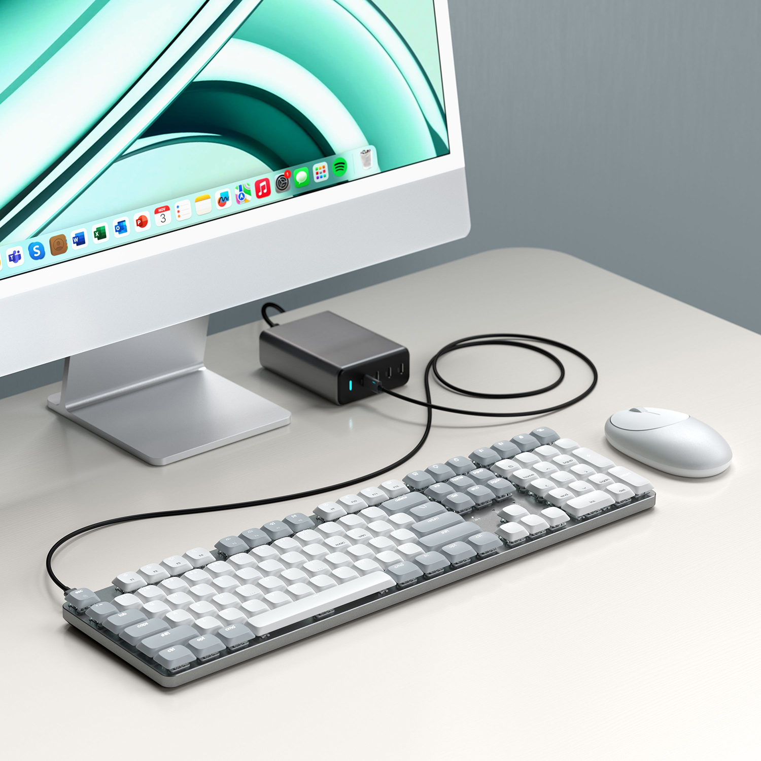 Bàn phím Satechi SM3 Slim Mechanical Backlit Bluetooth Keyboard