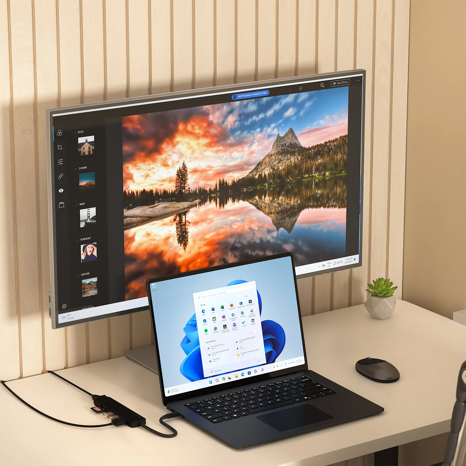Satechi Slim 7-in-1 Black