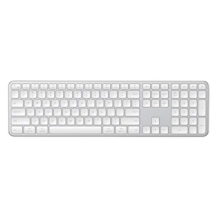 Bàn phím Satechi Slim EX3 Wireless Keyboard Silver