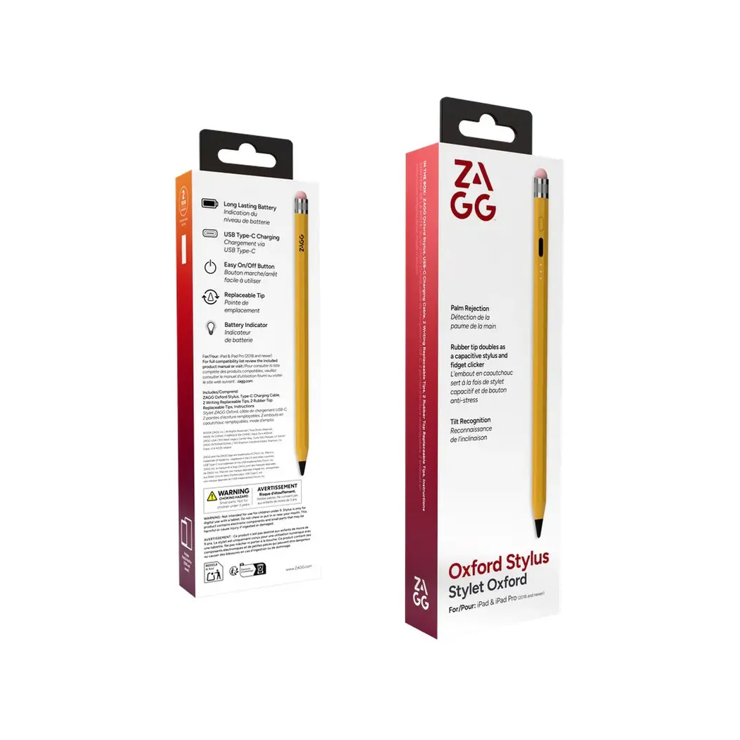 Bút cảm ứng Zagg Oxford Stylus (Yellow)