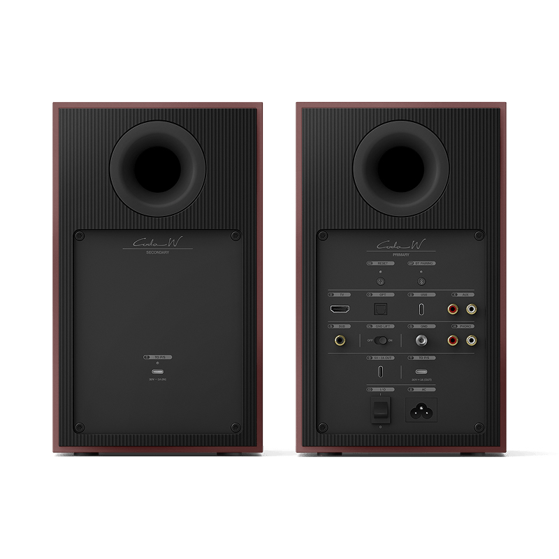 Loa KEF Coda W Vintage Burgundy