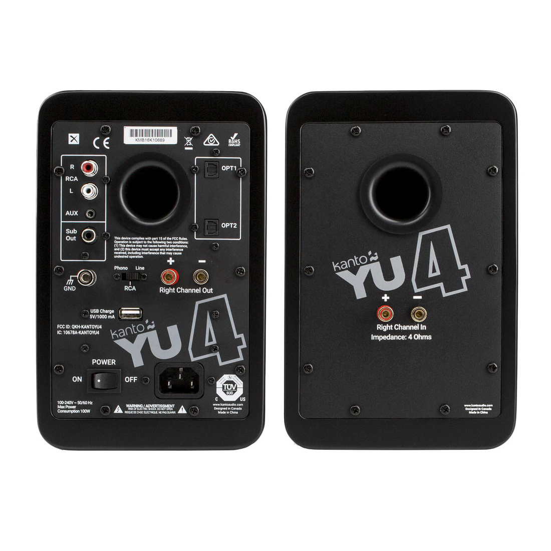Loa Kanto YU4 Black
