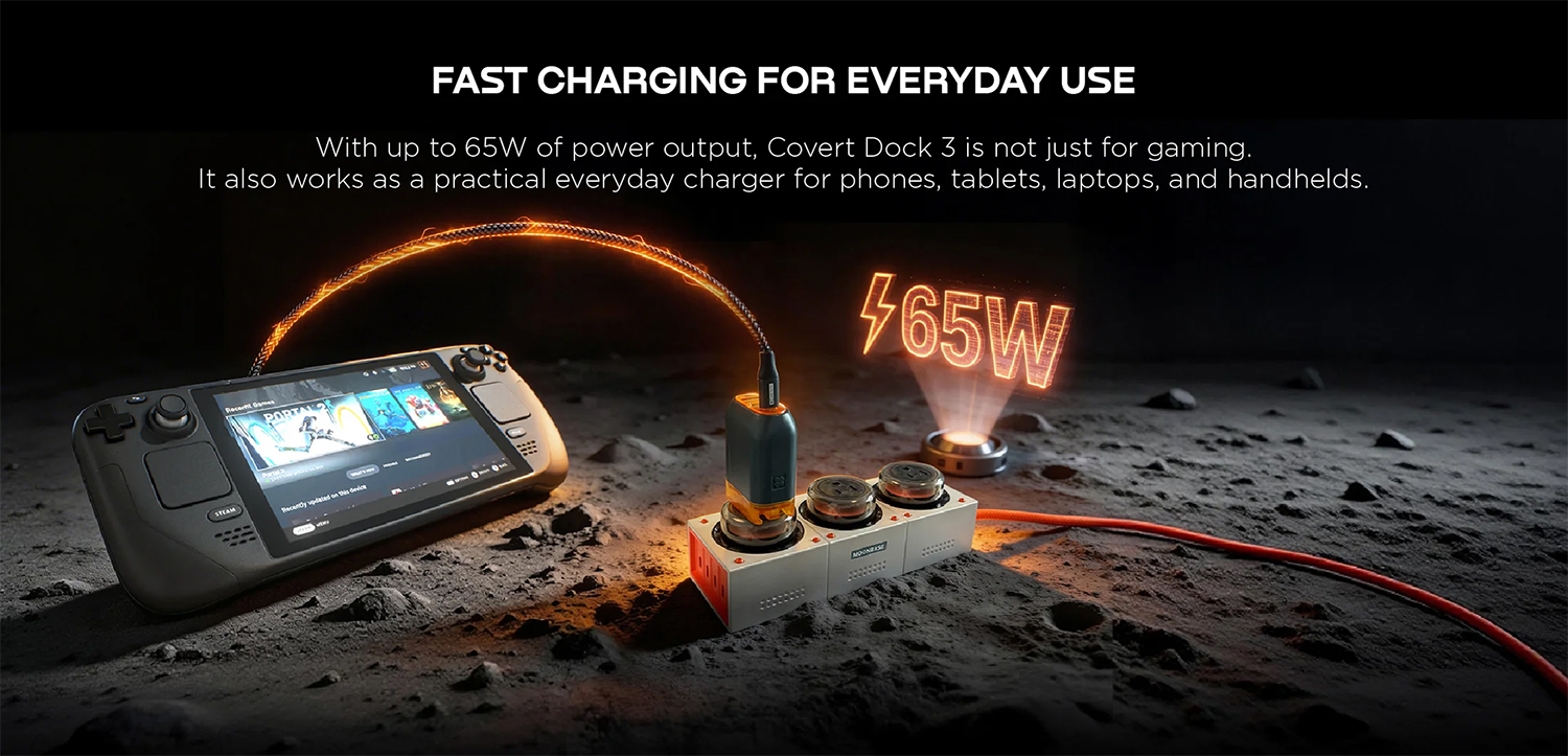 Sạc Genki Covert Dock 3 65W