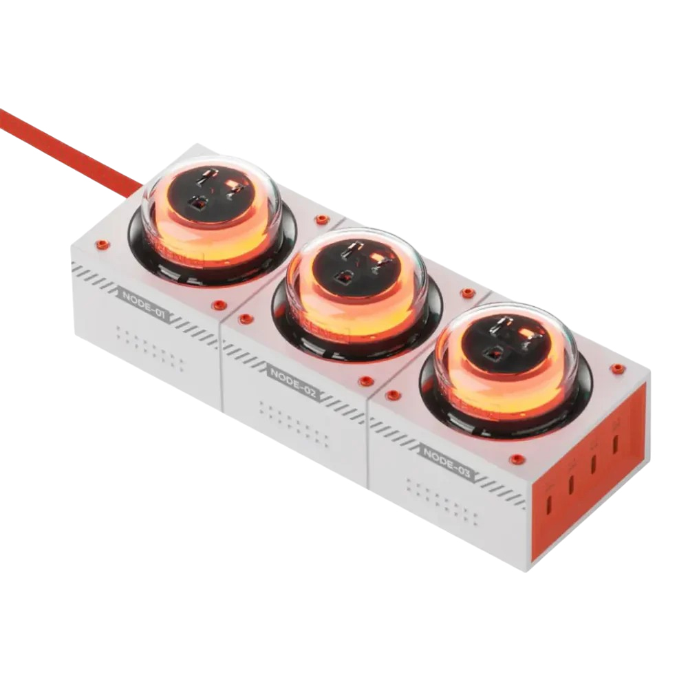 Sạc Genki Moonbase 240W GaN chuẩn US - Moonlight