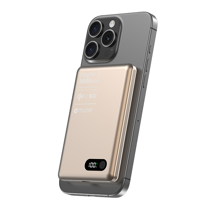 Pin sạc Mazer MagAir29 Desert Titanium 5000mAh Pin sạc Mazer MagAir29 Desert Titanium 5000mAh