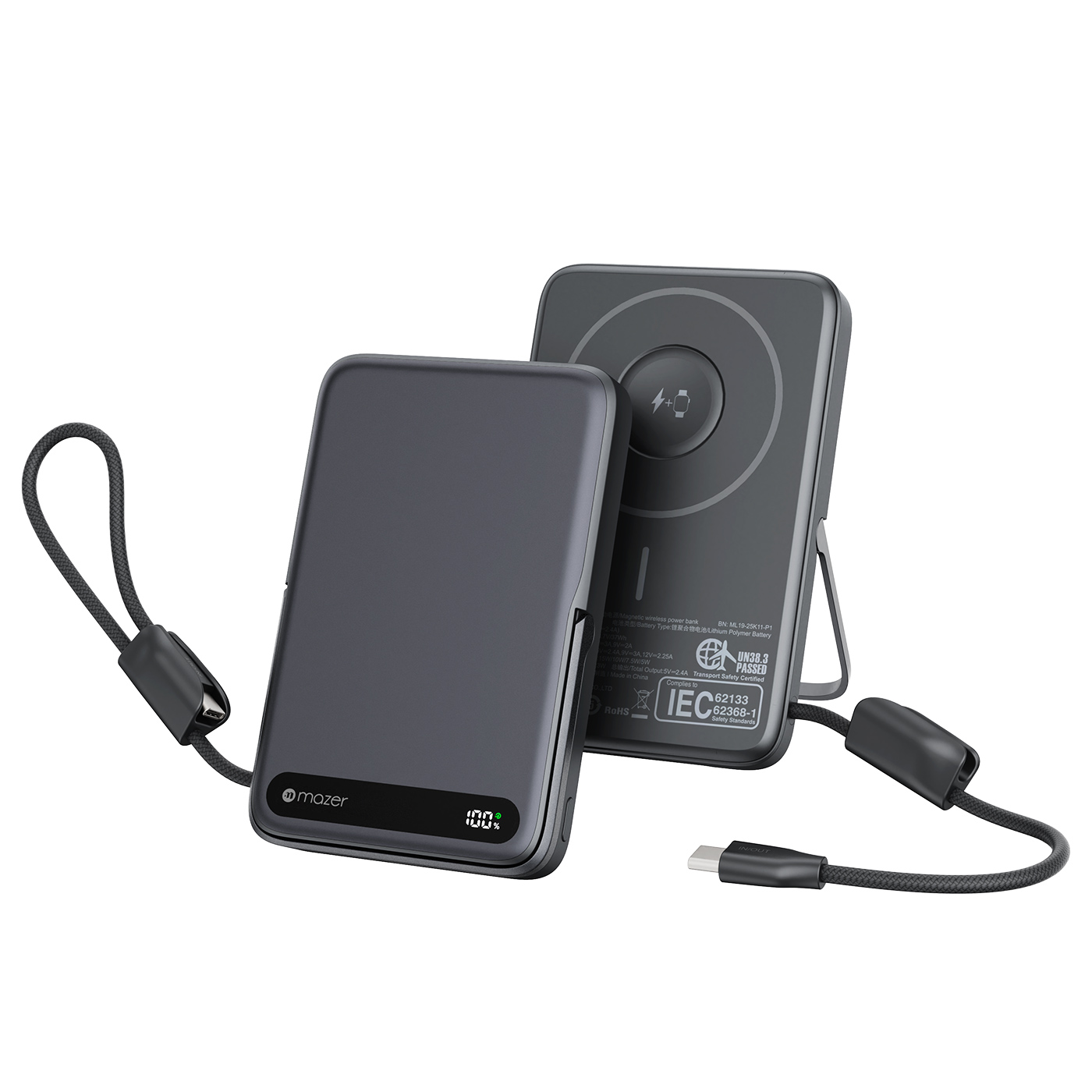 Pin sạc Mazer MagLink19 Black