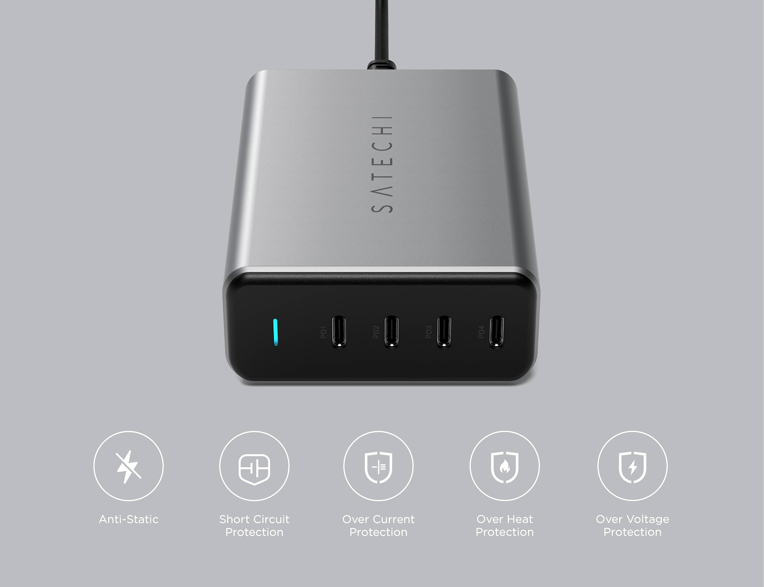 Satechi 165W USB-C 4-port PD GaN