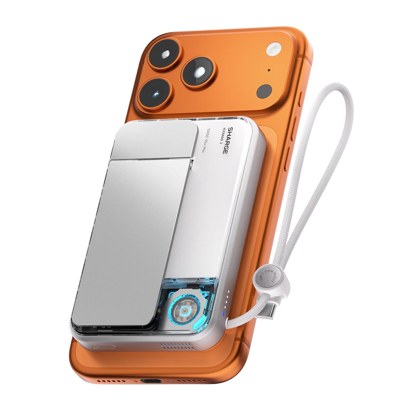 Pin Sạc Sharge ICEMAG 2 White
