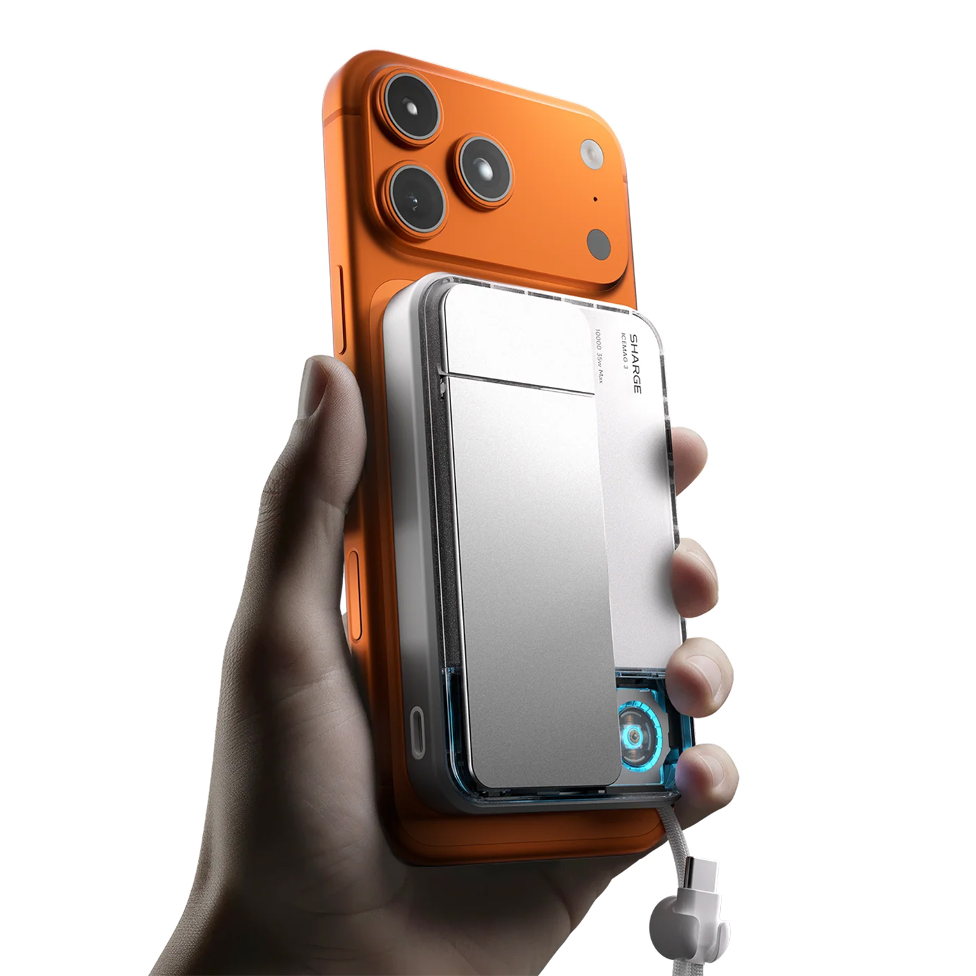 Pin Sạc Sharge ICEMAG 2 White