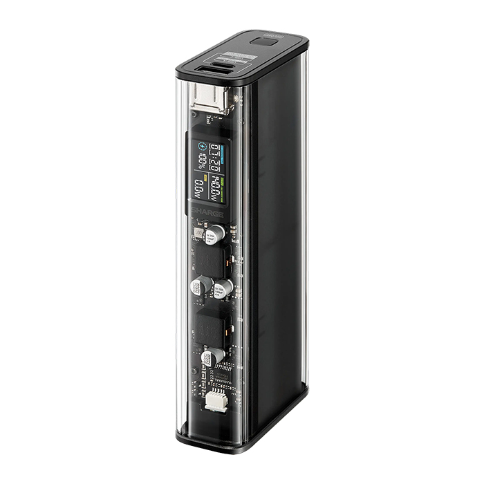 Pin trong suốt Shargeek 140 Black