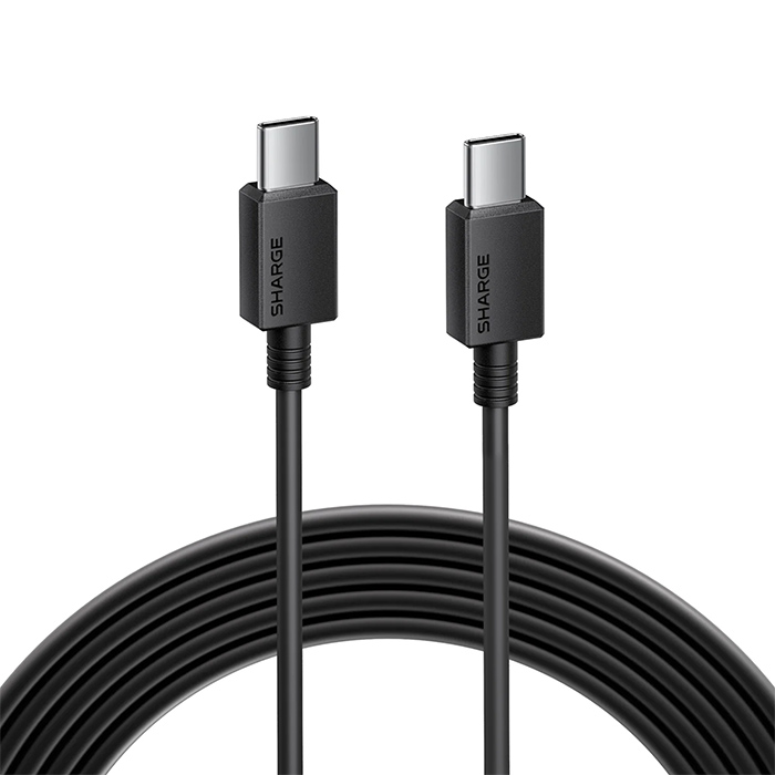 Cáp sạc Sharge Magnetic Cable USB-C 240W (Black)