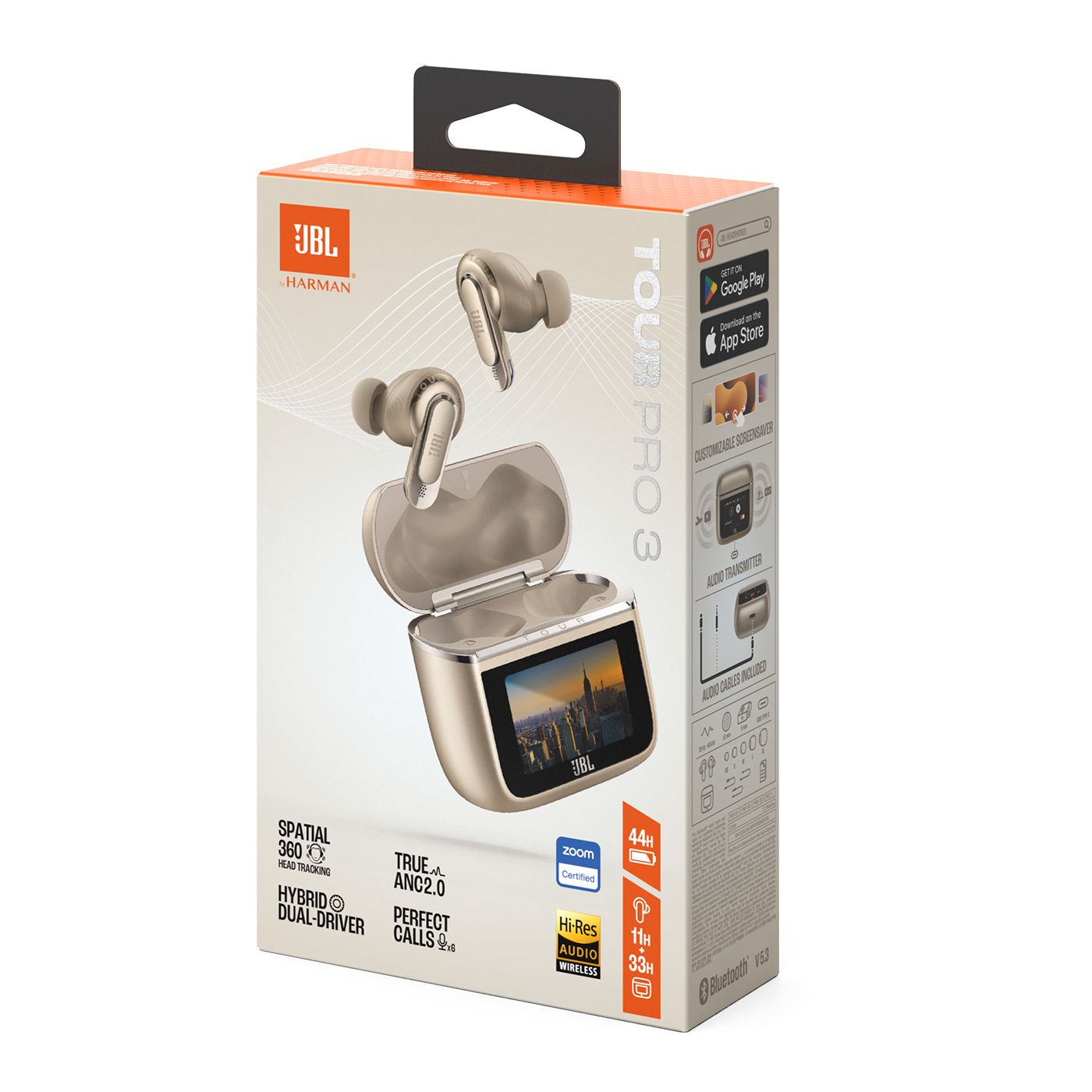 Tai nghe JBL Tour Pro 3 Latte